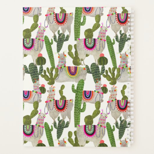 Llamarama Collection Muster Planer (Rückseite)