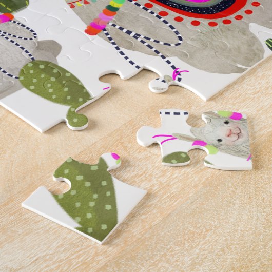 Llamarama Collection Muster Puzzle (Seite)