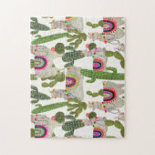 Llamarama Collection Muster Puzzle (Vertikal)