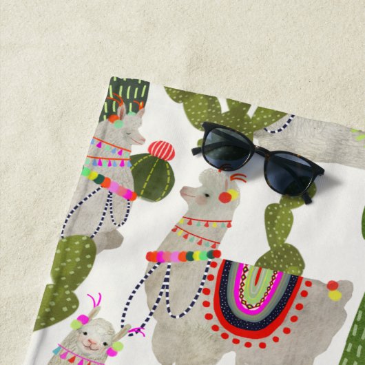 Llamarama Collection Muster Strandtuch (Beispiel)