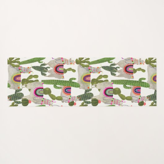 Llamarama Collection Muster Yogamatte (Rückseite (Horizontal))
