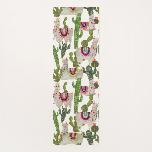 Llamarama Collection Muster Yogamatte (Rückseite)