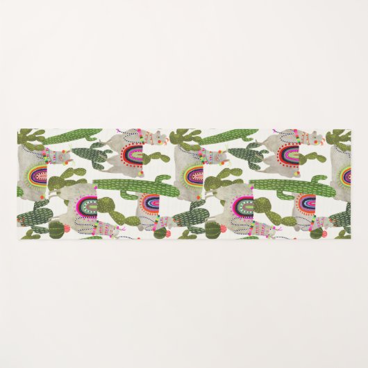 Llamarama Collection Muster Yogamatte (Vorderseite (Horizontal))
