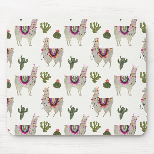 Llamarama Collection | Niedlich Lllamas Mousepad (Vorne)