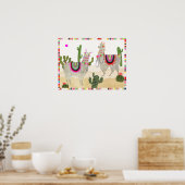 Llamarama Collection | Niedlich Lllamas Poster (Küche)