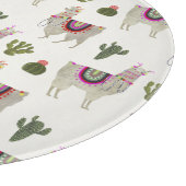 Llamarama Collection | Niedlich Lllamas Schneidebrett (Ecke)