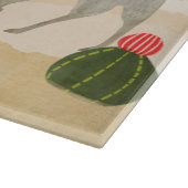 Llamarama Collection | Niedlich Lllamas Schneidebrett (Ecke)