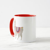 Llamarama Collection | Niedlich Lllamas Tasse (Vorderseite Links)