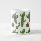 Llamarama Collection | Niedliche Kaktus Jumbo-Tasse (Vorderseite)
