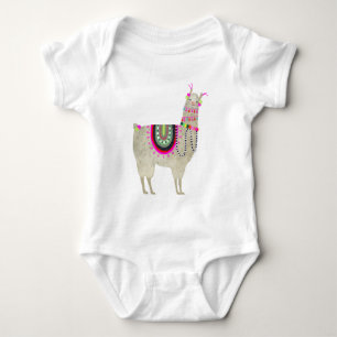 Llamarama Sammlung niedliches Lllamas Baby Strampler