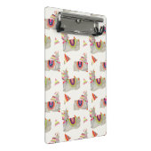 Llamarama Sammlungs-Muster II Mini Klemmbrett (Schrägansicht)