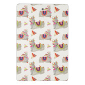 Llamarama Sammlungs-Muster II Mini Klemmbrett (Rückseite)