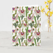 Llamarama Sammlungs-Muster Karte (Gelbe Blume)