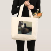 Llamas als Zoobild Jumbo Stoffbeutel (Vorderseite (Produkt))