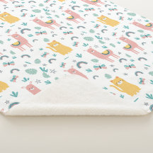 Llamas Cats Alapaca Pink Girly Animals Boho