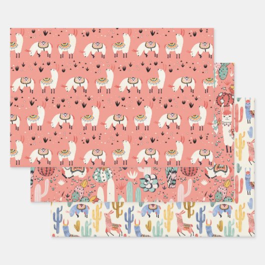 Llamas-Diversity Geschenkpapier Set (Set)