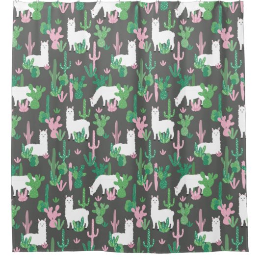 Llamas-Duschvorhang Duschvorhang (Vorderseite)