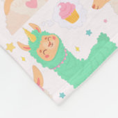Llamas Fleecedecke (Ecke)