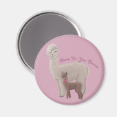 Llamas für deine Dramen Magnet (Vorderseite/Rückseite)