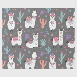 Llamas Geschenkpapier