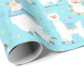 Llamas Geschenkpapier (Rolleneckpunkt)