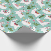 Llamas Geschenkpapier (Ecke)
