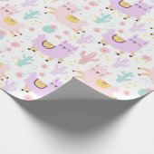 Llamas Geschenkpapier (Ecke)