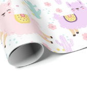 Llamas Geschenkpapier (Rolleneckpunkt)
