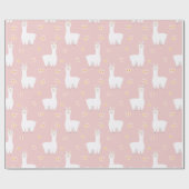 Llamas Geschenkpapier (Flach)