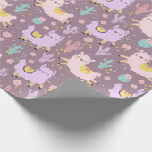 Llamas Geschenkpapier (Ecke)