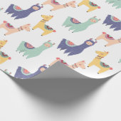 Llamas Geschenkpapier (Ecke)