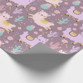 Llamas Geschenkpapier (Ecke)