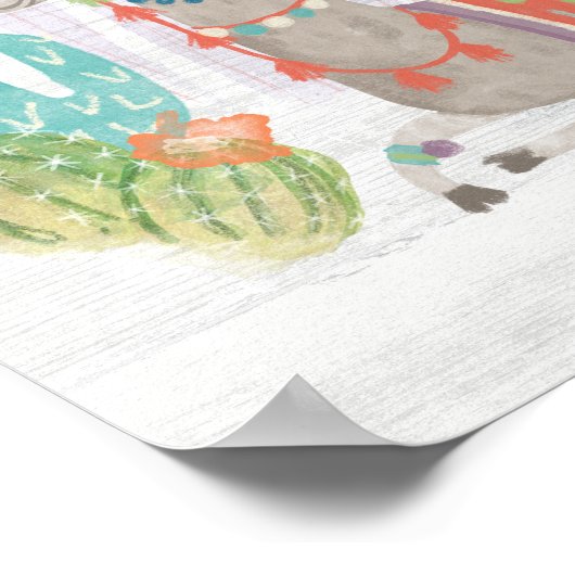 Llamas I Poster (Ecke)