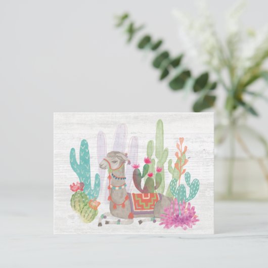 Llamas I Postkarte (Stehend Vorderseite)