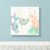 Llamas II Leinwanddruck (Insitu (Holzboden))