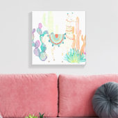 Llamas II Leinwanddruck (Insitu (Wohnzimmer))