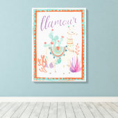 Llamas II Llamour Leinwanddruck (Insitu (Holzboden))