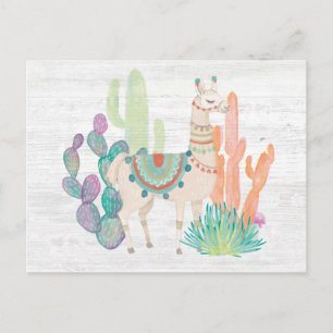 Llamas II Postkarte