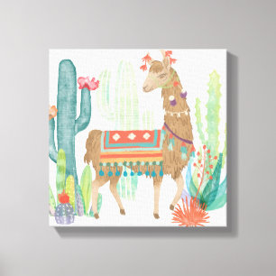 Llamas III Leinwanddruck