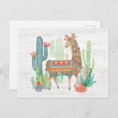 Llamas III Postkarte (Vorne/Hinten)