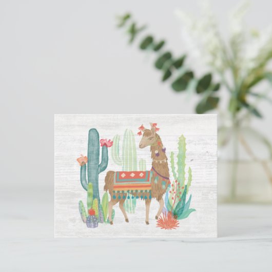 Llamas III Postkarte (Stehend Vorderseite)