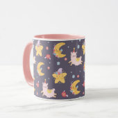 Llamas in der Sky-Tasse Tasse (Vorderseite Links)
