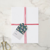 Llamas in Sonnenbrillen Muster Geschenkanhänger (Mit Garn)