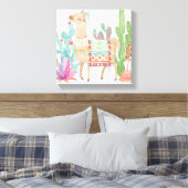 Llamas IV Leinwanddruck (Insitu (Schlafzimmer))