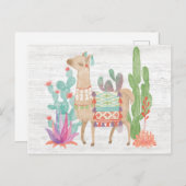 Llamas IV Postkarte (Vorne/Hinten)