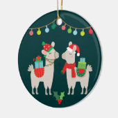 Llamas Keramik Ornament (Links)