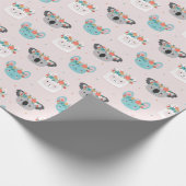 Llamas, Koala Bären und Mäuse Geschenkpapier (Ecke)