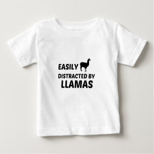 LLAMAS LEICHT DISTRAZIERT BABY T-SHIRT