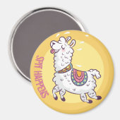 Llamas Magnet (Vorderseite/Rückseite)
