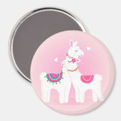 Llamas Magnet (Vorderseite/Rückseite)